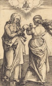 Aziz Anne ile Bakire ve Çocuk, c. 1500. by Albrecht Dürer