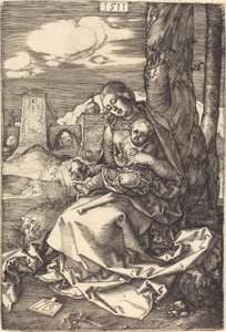 Bakire ve Armutlu Çocuk by Albrecht Dürer