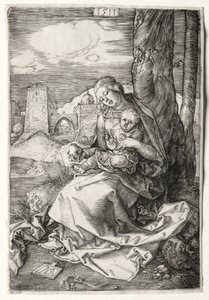 Bakire ve Armutlu Çocuk by Albrecht Dürer