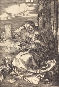 Bakire ve Armutlu Çocuk, 1511. by Albrecht Dürer