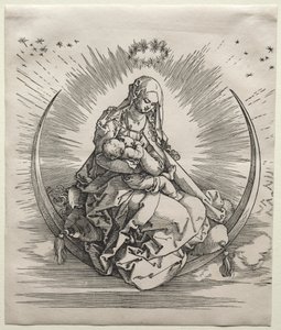 Hilal Üzerindeki Bakire by Albrecht Dürer