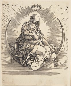 Hilal üzerindeki Bakire by Albrecht Dürer
