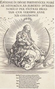 Hilal üzerindeki Bakire by Albrecht Dürer