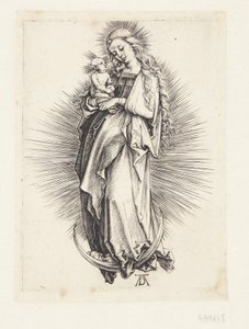 Hilal üzerindeki Bakire by Albrecht Dürer