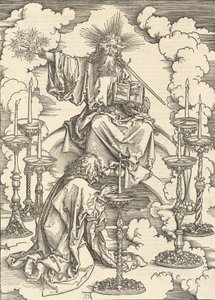 Yedi Şamdan Vizyonu, 1498. by Albrecht Dürer