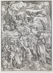Kıyamet dizisinden Babil Fahişesi by Albrecht Dürer
