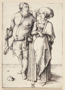 aşçı ve eşi by Albrecht Dürer