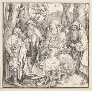 Meleklerle kutsal akrabalık by Albrecht Dürer