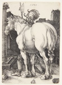 büyük at by Albrecht Dürer