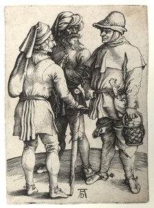 Üç köylü sohbet ediyor, c.1497 by Albrecht Dürer