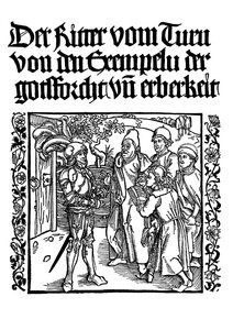 Kulenin Şövalyesi Kitabı'nın başlık sayfası, c1495 by Albrecht Dürer