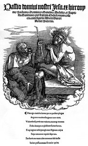 Büyük Tutku dizisinin başlık sayfası, 1510, 1936 by Albrecht Dürer