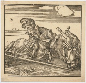 Turnuva, ç. 1516 by Albrecht Dürer