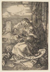 Bakire ve Armutlu Çocuk, 1511. by Albrecht Dürer