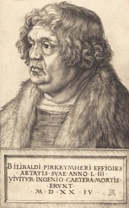 Willibald Pirckheimer, 1524. by Albrecht Dürer