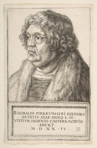 Willibald Pirckheimer, 1524. by Albrecht Dürer