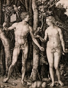 Adem ve Havva by Albrecht Dürer
