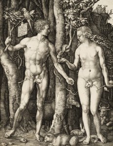 Adem ve Havva by Albrecht Dürer