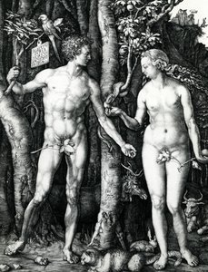 Adem ve Havva by Albrecht Dürer