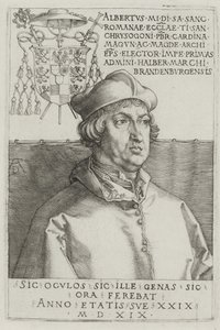 Brandenburg Kardinal Albrecht by Albrecht Dürer