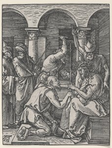 Dikenlerle Taçlanmış İsa, c.1510 (tahta baskı) by Albrecht Dürer