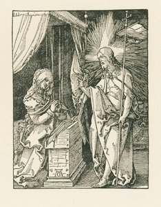 İsa Annesine Görünürken, c.1510 (gravür) by Albrecht Dürer or Duerer