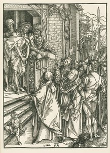 Ecce Homo, c.1498 (gravür) by Albrecht Dürer or Duerer