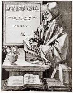 Erasmus yazısına - Albrecht Durer