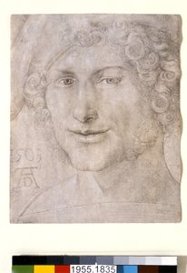 Bir Genç Adamın Başı, 1503 by Albrecht Dürer