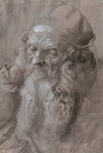 Yaşlı Bir Adamın Başı by Albrecht Dürer