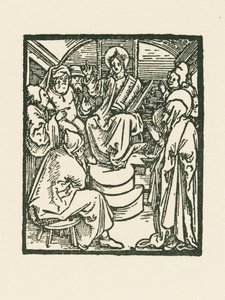 İsa Doktorlar Arasında by Albrecht Dürer or Duerer
