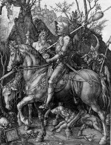 Şövalye, Ölüm ve Şeytan by Albrecht Dürer