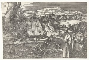 Top ile manzara by Albrecht Dürer or Duerer