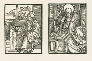 Magister Matthias, Linkoeping ve Aziz Birgitta kanonu by Albrecht Dürer or Duerer