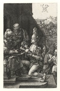 Pilatus ellerini yıkar, 1512 by Albrecht Dürer