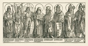 Avusturyalı Azizler by Albrecht Dürer or Duerer