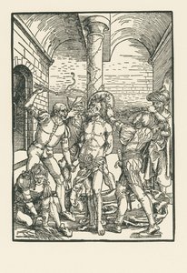 Kırbaçlanma, c.1500 (gravür) by Albrecht Dürer or Duerer