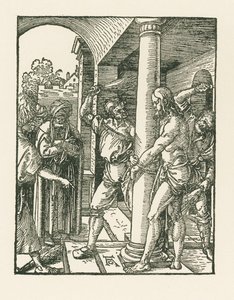 Kırbaçlanma, 1509 civarı (gravür) by Albrecht Dürer or Duerer