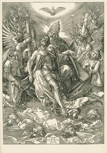 Kutsal Üçlü by Albrecht Dürer or Duerer