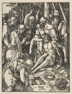 Küçük Tutkudan Ağıt, c.159 (tahta baskı) by Albrecht Dürer
