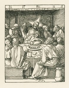 Son Akşam Yemeği, c.1508-09 (gravür) by Albrecht Dürer or Duerer