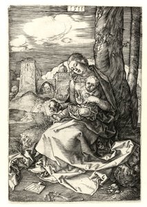 Armut ile Madonna by Albrecht Dürer