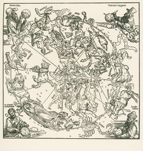 Gökkürenin Kuzey Yarımküresi by Albrecht Dürer or Duerer