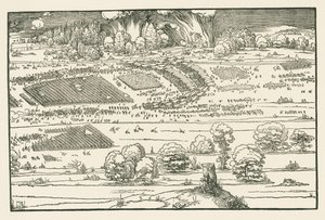 Bir Kalenin Kuşatılması. Sağ blok by Albrecht Dürer or Duerer