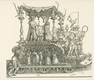 Küçük Zafer Arabası ya da Burgonya Evliliği by Albrecht Dürer or Duerer
