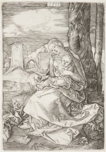 Bakire ve Armutlu Çocuk by Albrecht Dürer