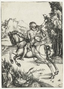 küçük kurye by Albrecht Dürer or Duerer