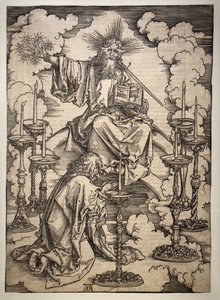 7 şamdan vizyonu by Albrecht Dürer or Duerer