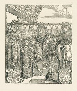 İmparator I. Maximilian için Zafer Takı by Albrecht Dürer or Duerer