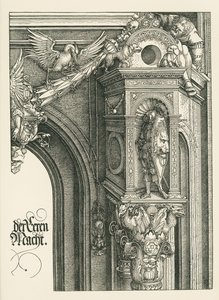 İmparator I. Maximilian için Zafer Takı by Albrecht Dürer or Duerer